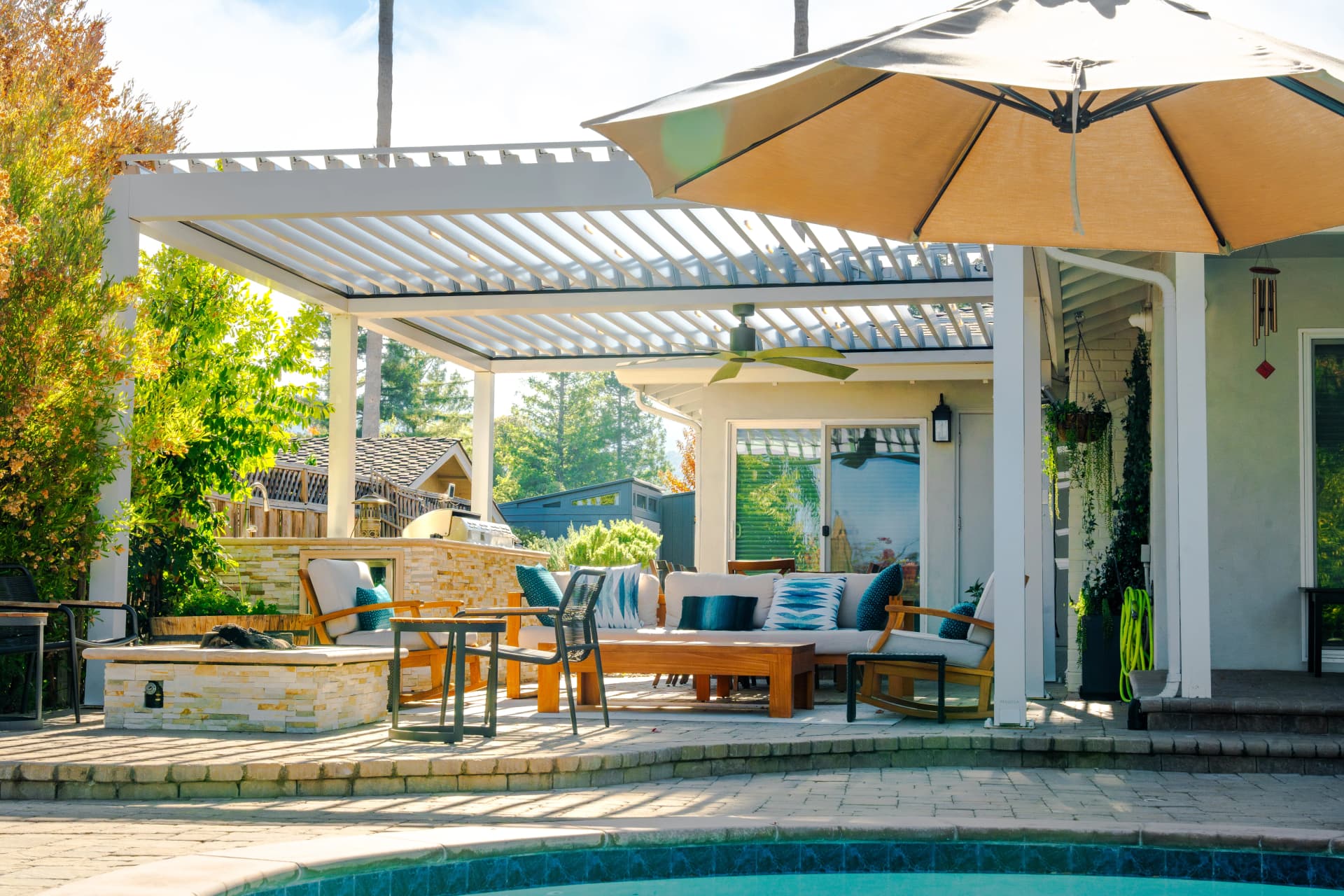 Permanent Shade Solution - San Jose Residence